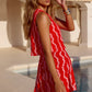 CHARLIE VERMILLION PLAYSUIT