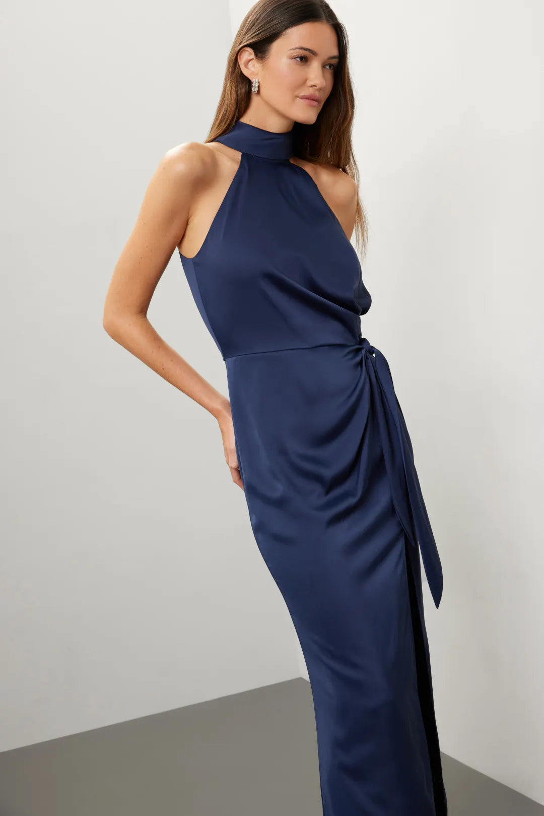 NAVY BLUE ELLE GOWN