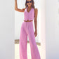 BABY PINK HALTER CO-ORD