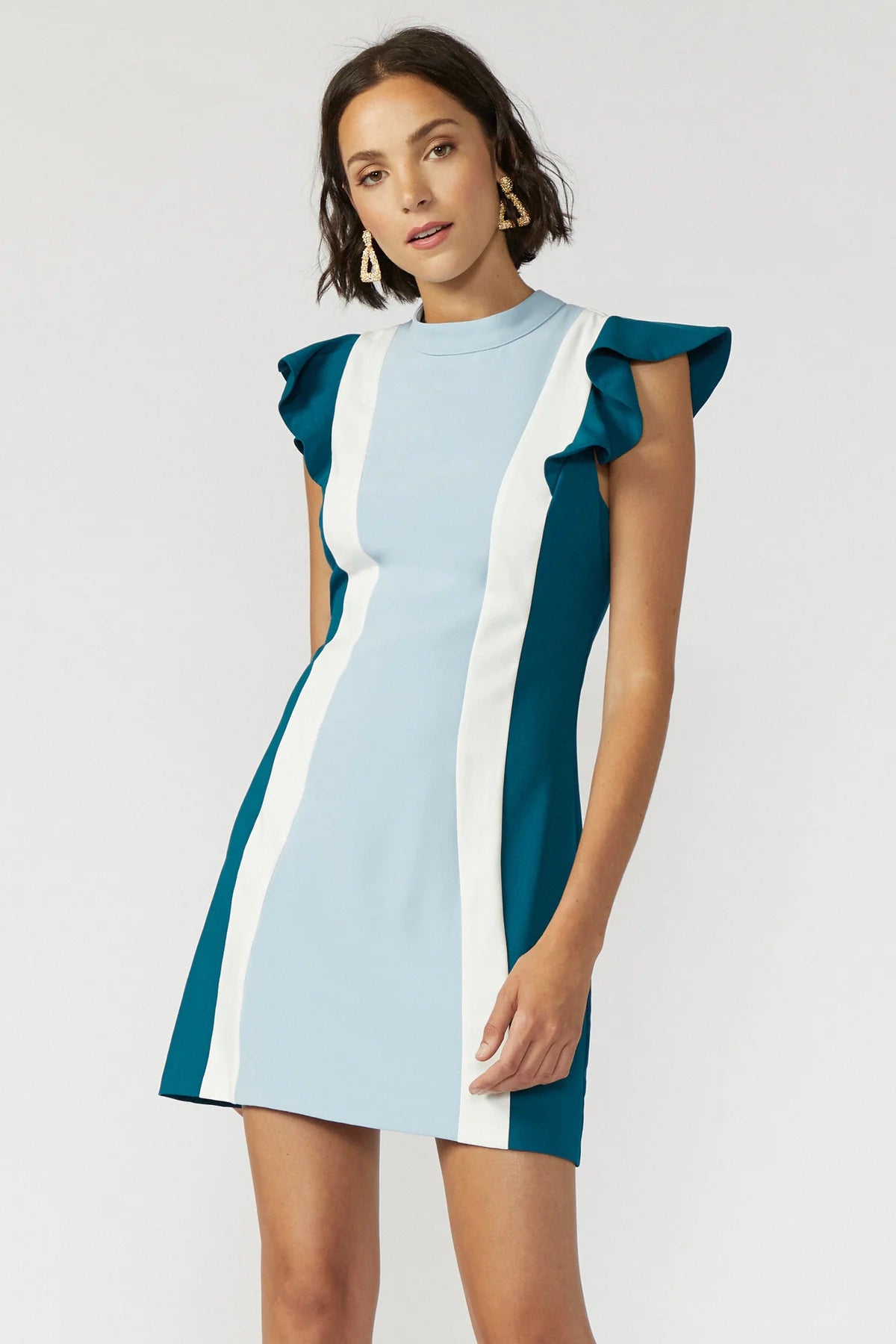 KIA COLOR BLOCK DRESS