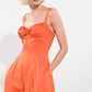 CAPTIVATING ORANGE RESORT DRESS