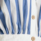 COASTAL STRIPE HALTER DRESS
