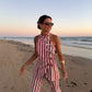 CHIC STRIPED VACATION CO-ORD