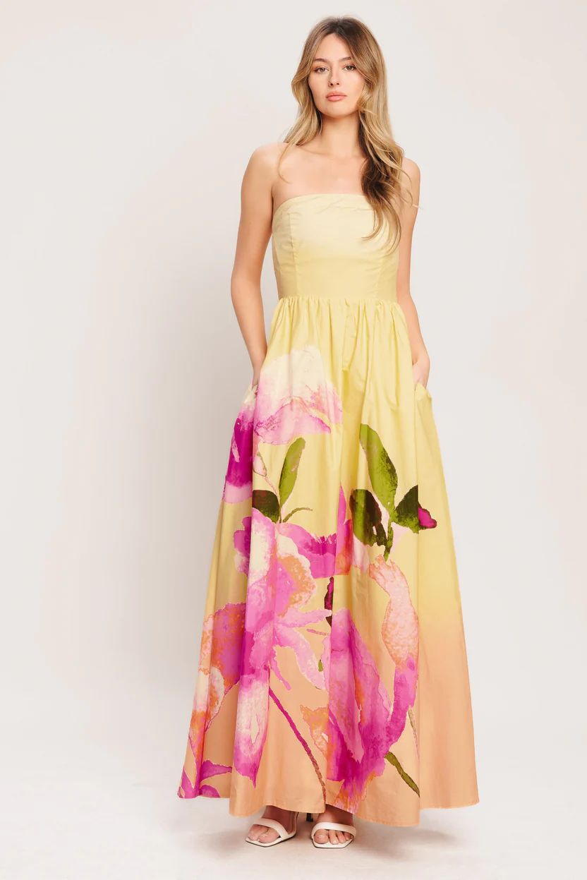 ELARA BLOOM MAXI DRESS
