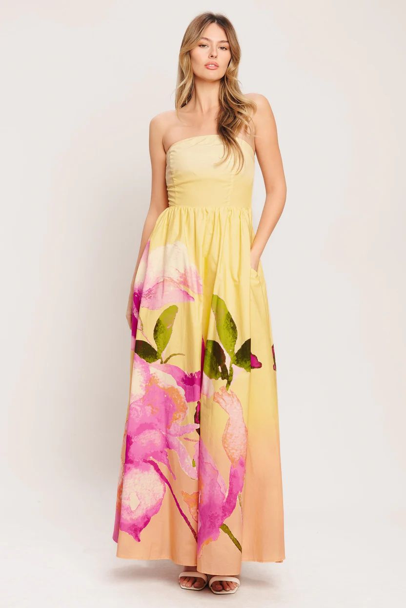 ELARA BLOOM MAXI DRESS
