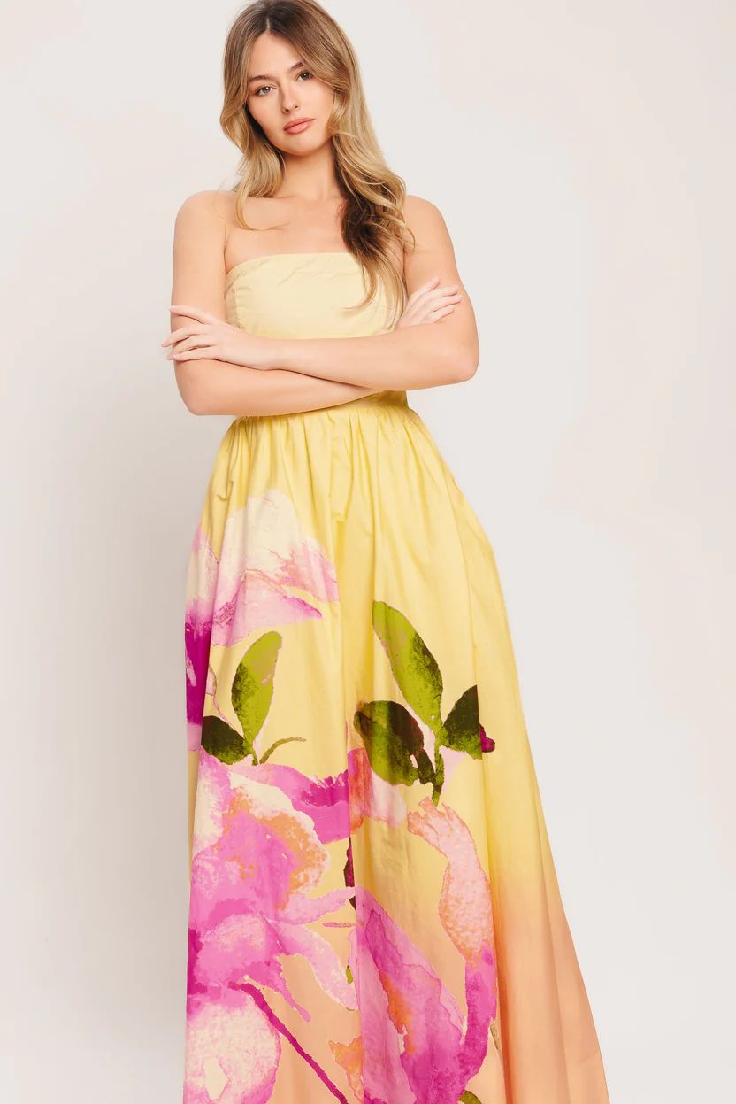 ELARA BLOOM MAXI DRESS