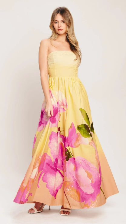 ELARA BLOOM MAXI DRESS