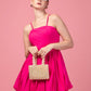 FUCHSIA PINK BUD DRESS