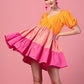 BUBBLE GUM FRILL DRESS