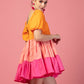 BUBBLE GUM FRILL DRESS