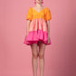 BUBBLE GUM FRILL DRESS