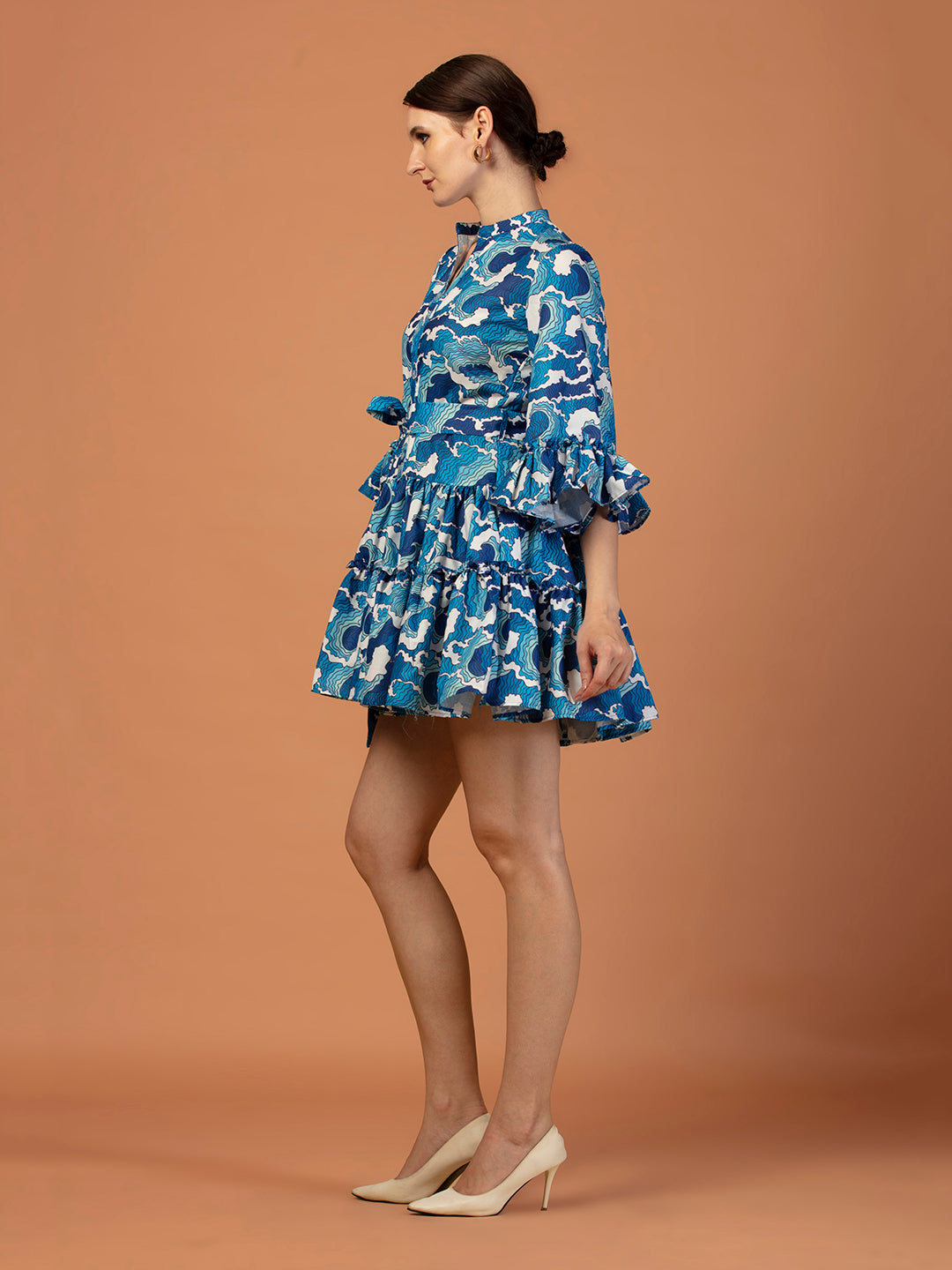 OCEAN PRINT DRESS