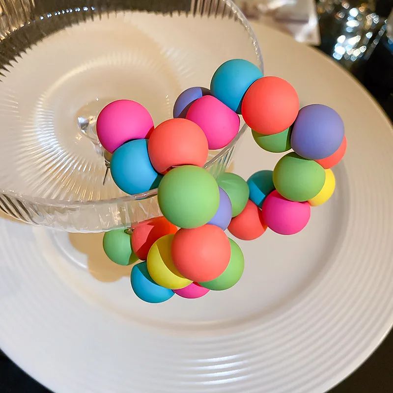 BUBBLE SOFT MULTICOLOR EARRINGS