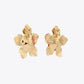 PINK PANSY PETAL EARRINGS