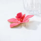 PINK PANSY PETAL EARRINGS