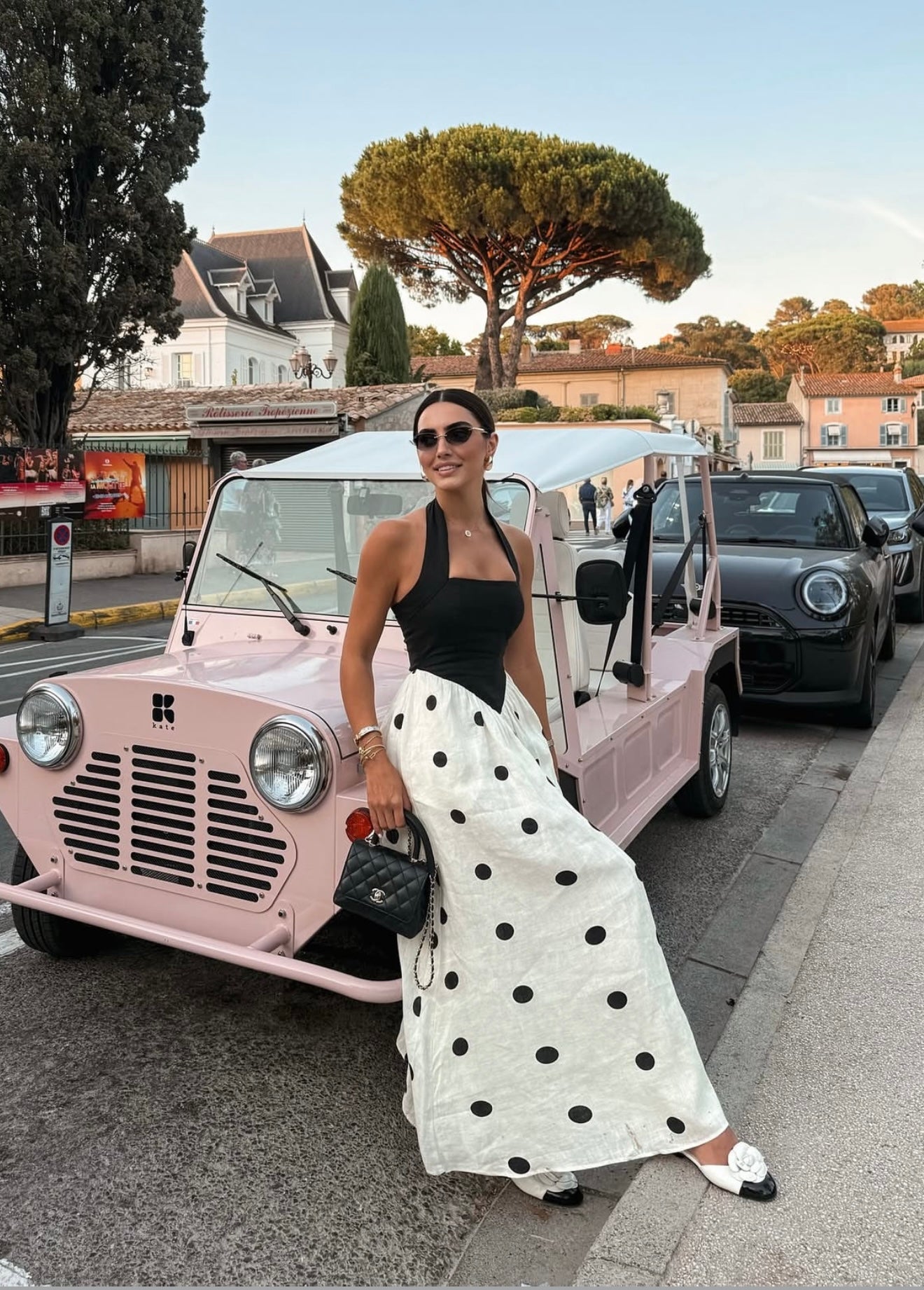 ÉLEGANCE DOTS MAXI DRESS