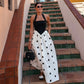 ÉLEGANCE DOTS MAXI DRESS