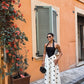 ÉLEGANCE DOTS MAXI DRESS