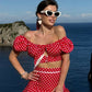 POLKA DOT RUFFLED CO-ORD