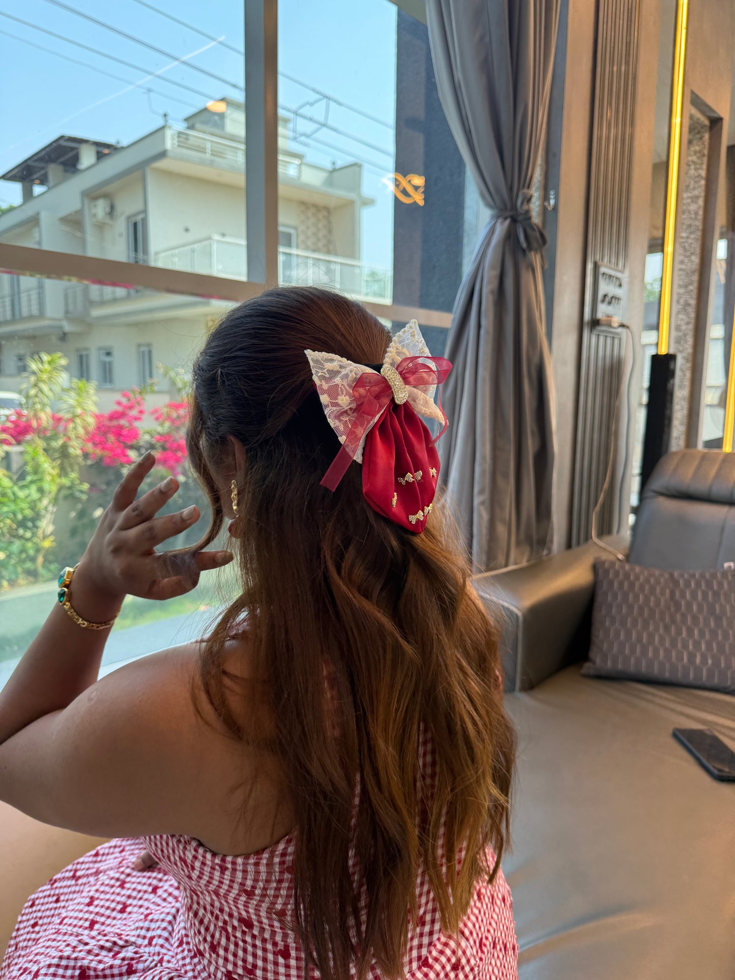 LUXE SATIN BOW TRIO