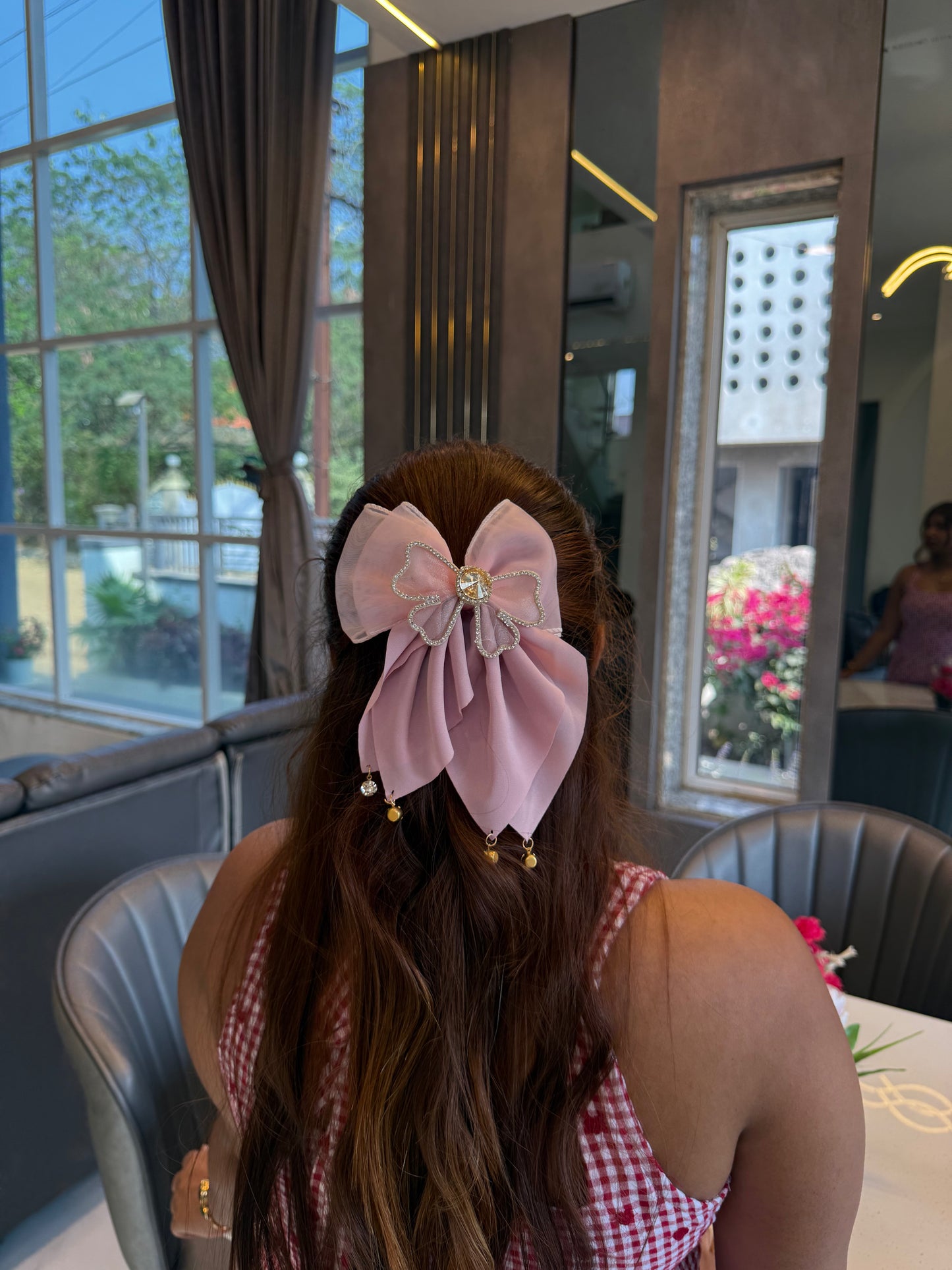 VELOUR JEWEL BOW TRIO