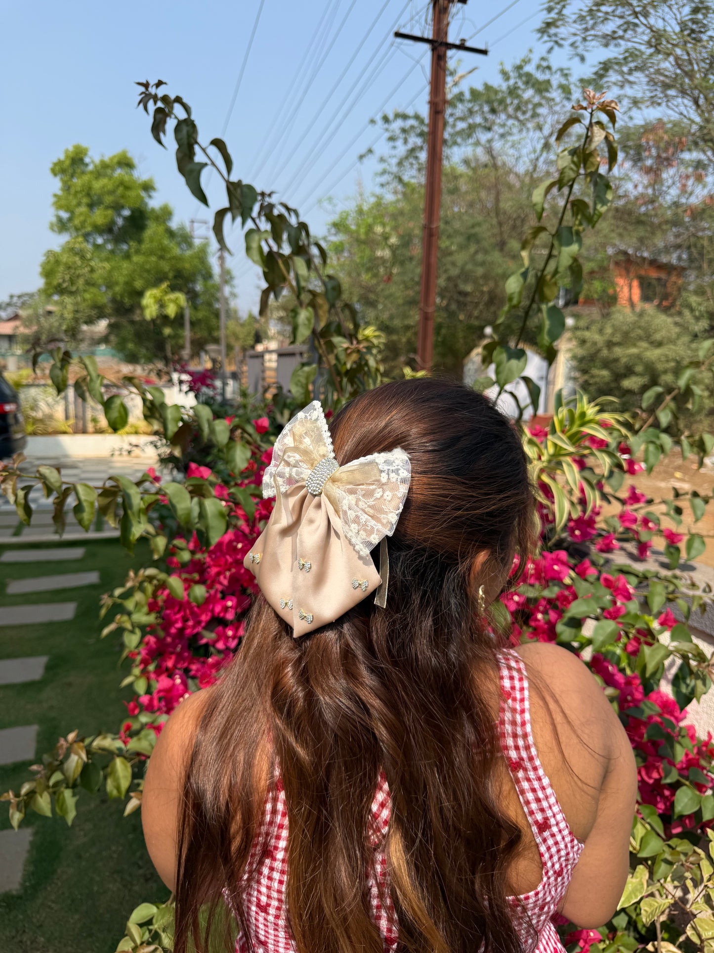 LUXE SATIN BOW TRIO