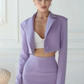 MINI CROP BLAZER SET
