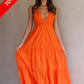 FLARRY ORANGE MAXI DRESS