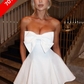 OFF WHITE BOW A-LINE DRESS