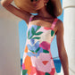 IRIS PINK FLORAL SUMMER DRESS