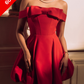 RED MINI BOW DRESS