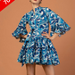 OCEAN PRINT DRESS