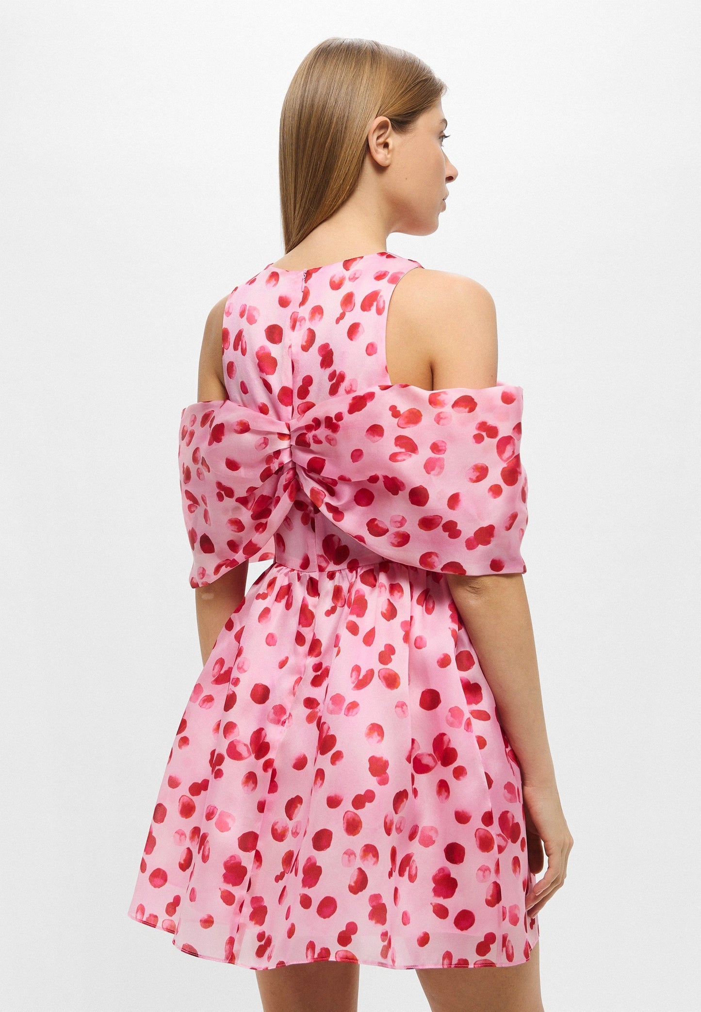 PINK SILK BRUNCH DRESS