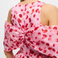 PINK SILK BRUNCH DRESS