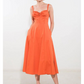 CAPTIVATING ORANGE RESORT DRESS