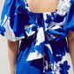 YAMI FLORAL PRINT MINI COTTON DRESS