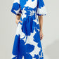 YAMI FLORAL PRINT COTTON DRESS