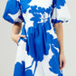 YAMI FLORAL PRINT COTTON DRESS