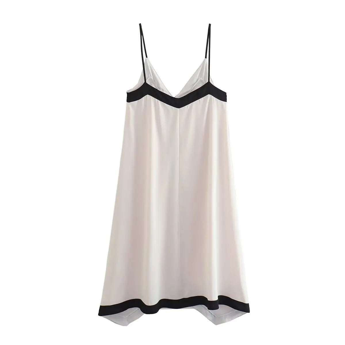 B&W HALTER NECK DRESS