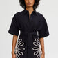 TARA EMBROIDERED SHIRT DRESS