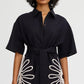 TARA EMBROIDERED SHIRT DRESS