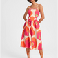 BUBBLE GUM PRINTED DRESS