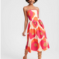 BUBBLE GUM PRINTED DRESS