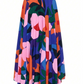 MULTICOLOR FLORAL PRINT MAXI SKIRT