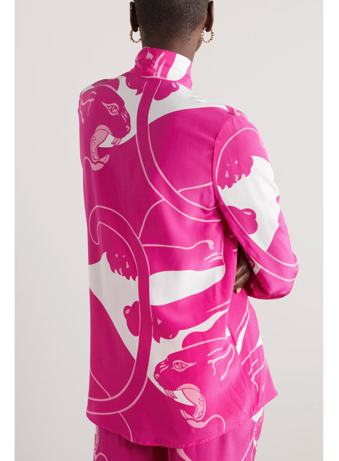 FUCHSIA PINK ABSTRACT PRINT CO-ORD