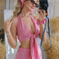 GINGHAM TIE UP CO-ORD