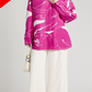 FUCHSIA PINK ABSTRACT PRINT SHIRT