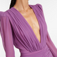 LILAC RUCHED COCKTAIL DRESS