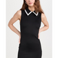 BLACK COLLARED NECK DRESS