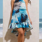OCEAN BREEZE HALTER NECK DRESS